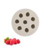 Molde de silicone estéreo de mirtilo e framboesa DIY Chocolate Baking Fondant Cake Decoration Tool