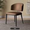 Silla de Comedor de Diseño Minimalista Moderno Respaldo Curvado Minimalista Silla para el Hogar Estilo Italiano Ins Taburete de Maquillaje Nórdico