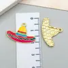 Série Festival de Pimenta Europeu e Americano Pingente de Pimenta Cartoon Liga de Gota de Óleo Acessórios de Joias para Pulseira Colar Chaveiro DIY