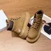Botines estilo británico para mujer, colección otoño/invierno 2026, nuevos, forrados de felpa, suela gruesa, que aumentan la altura, antideslizantes, elegantes, casuales y cómodos para mujer