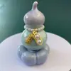 Ornamentos Giratórios de Jingdezhen Cuia Giratória Esmalte de Cristal Cuia Giratória Base Cerâmica Giratória