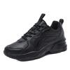 Sapatos de couro femininos primavera e outono, novos sapatos de cozinha, sapatos de trabalho, pretos, impermeáveis, antiderrapantes, esportivos casuais femininos