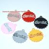 8322-21mm Flat Coke Bottle Cap diy Acessórios de Jóias Artesanais Pintura Pingente Brincos Chave Bolsa Pendurada