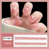 30 Peças de Adesivos de Unha Simples e Suaves, Unhas Manicure Doces Mais Vendidas, Unhas Curtas Vestíveis de Alta Qualidade, Fofas