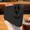 Nova Capa Fosca Apple 17 Adequada para iPhone 15 Borda Reta 16 Pro Max Capa Protetora Anti-Queda de Alta Qualidade