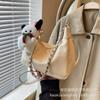 Bolso de mujer 2024, nuevo bolso de mano de moda para ir al trabajo, versátil, informal, de gran capacidad, bolso bandolera con cadena