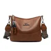 Bolso de cubo simple y versátil, estilo transfronterizo, bolso de hombro de alta calidad, bolso cruzado lujoso y elegante, bolso de mamá vintage de múltiples capas