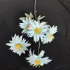 5 Crisantemos Silvestres Pequeños Boda Bonsái Mesa Flores Artificiales Pequeño Bonsái Decoración de Escritorio Flores Artificiales Margaritas Pequeñas Decoración del Hogar