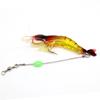 Cebo Blando Artificial de 8cm 5g con Anzuelo, Señuelo de Camarón Falso, Cuentas Luminosas, Señuelo de Pesca de Camarón Grande, Aparejo de Pesca, Señuelo, Cebo de Pesca Luminoso