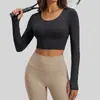 Ju Yi Tang Traje de Yoga de Otoño Traje Espalda Hermosa Delgado Sujetador Libre Sensación de Piel Desnuda Delgado Traje de Fitness Mujer