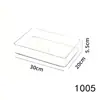 Bandeja acrílica transparente cuadrada para cubo de agua, cubeta recolectora de agua, tanque de agua, caja de almacenamiento, recipiente de cultivo, botella de agua con tapa, tapa sellada