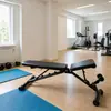 Banco con mancuernas silla de fitness en casa banco de press de banca equipo auxiliar para abdominales barra para hombres fly plegable banco multifuncional
