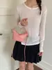 Bolsa Lancheira Casual Estilo Americano, Bolsa de Ombro Moderna Fosca, Bolsa de Mão Feminina, Bolsa de Ombro, Bolsa Transversal Versátil para Primavera e Verão
