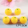 Simulación Fruta Uva Fresa Semi-estéreo Naranja Pequeña Resina Accesorios diy Funda de Teléfono Niños Accesorios para el Cabello Material
