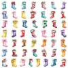 50 pegatinas de graffiti de la serie navideña estilo nórdico para tazas de agua, decoración de computadora, pegatinas de papelería impermeables al por mayor