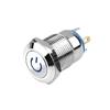 Interruptor de botón metálico tipo A Zhuolanqi de 12 mm con lámpara, reinicio, resistencia incorporada, 6-220V, garantía de calidad