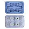 Bandeja de Hielo de Silicona Molde Personalizado de Cubitos de Hielo con Animales Alpaca Gato Bulldog Francés Labrador Molde de Bandeja de Hielo de Silicona