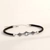 Pulsera Original de Plata Esterlina Princesa y Caballero Pareja Moda Cuerda de Mano Coreana Creativa Ins Pequeña Celebridad de Internet Joyería de Mano