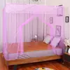 Mosquitero encriptado 1.8m para cama matrimonial con puerta individual 1.5m para estudiantes mujeres en dormitorios 1.2m estilo princesa de palacio venta al por mayor