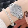 Teum Pulseira Popular Relógio Simples Casual de Pulso Caixa de Tesouro Relógio de Quartzo Conjunto Feminino Relógio Atacado