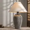 Lâmpada de Mesa Cerâmica Estilo Silencioso Modelo Quarto Hotel Casa de Hóspedes Designer Antigo Quarto de Dormir Mesa de Cabeceira Enfeites Decorativos