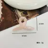 Mini Presilha Fofa de 4,5cm Garra para Cabelo Meio Preso Transparente Popular Presilha Lateral para Franja Pequena Presilha de Tubarão