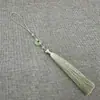 Recordando Xiangfei 12B-7 Hebilla Ping An Borla Antigua Colgante Oreja diy Hecho a Mano Cintura Hanfu Joyería Clásica Cheongsam