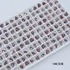 Rinestones para Uñas Dongzhou Corazón de Melocotón 5.5MM Base Puntiaguda Rinestones de Vidrio de Forma de Corazón de Colores Accesorios para Joyería DIY Decoración de Uñas Rinestones
