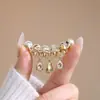 Broche de Tassel de Pérola de Alta Qualidade Gota d'Água, Acessórios Luxuosos e Requintados para Lapela de Terno, Alfinete Fixo Anti-Exposição para Roupas Femininas