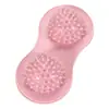 Masajeador de pies plantar con punta rodante de erizo, de plástico, para pies y piernas, con bola de acupuntura para el hogar.