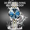 Reloj de Cuarzo Lige/Lige Multifuncional a la Moda, Resistente al Agua, para Parejas, Hombres y Mujeres