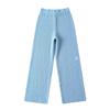 Pantalones con cordón primavera y verano 2025 waffle para mujer nuevos combinables rectos a la moda adelgazantes de cintura alta pantalones de punto
