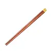 Doce Palillos del Zodiaco Dropshipping Palillos Domésticos de Caoba Palillos de Madera Maciza Hogar Divididos Grabado de Logo Palillos de Regalo