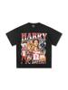 Primavera y Verano 2025 Nueva Camiseta de Algodón Pesado de Manga Corta con Estampado de Fútbol de Harry Kane para Estación Independiente Transfronteriza