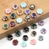 Cuentas Cerámicas de Margarita Pequeña Cuentas de Flor Cuentas Sueltas Cerámica Margarita Pequeña Cuentas de Agujero Recto DIY Pulsera Collar Accesorios de Ropa