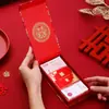 2026 Sobre Rojo de Compromiso Caja de Regalo Cambio Sobre Rojo Especial Caja de Diez Mil Yuanes Boda Personalizado Creativo Lote de Sobres Rojos