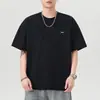 Camiseta informal de manga corta de alta resistencia de 240 g para hombre, nuevo modelo de verano 2026, camiseta base fresca y de secado rápido, camiseta multicolor de corte holgado