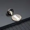 Dispositivo de Succión Invisible para Puerta de Acero Inoxidable para Dormitorio, Silencioso, Tope de Puerta sin Taladro, Bloqueador de Puerta Anti-Colisión de Lujo para Hotel, Fuerte Succión Magnética para Puerta
