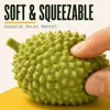 Blocos de construção de durian bola manual brinquedo de apertar fruta brinquedo descompressão Blocos de construção de durian bola manual simulação brinquedo de comida apertar