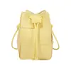 Bolso Cubo Nuevo de Cordón para Mujer Verano 2026, Bolso de Hombro Casual Simple para el Trabajo, Bolso Cruzado de Color Sólido Retro a la Moda