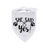 Amazon eBay hot sublimation personalizar LOGO toalla babero para mascotas bufanda para perro bufanda para gato Cuadros