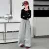 Pantalones de calle súper bonitos para niñas, estilo otoño 2026, nuevo estilo, pantalones de chándal anchos para niños, ropa de otoño, pantalones casuales para niñas mayores