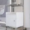 Carrito de Herramientas Especiales para Salón de Peluquería, Carrito para Tienda de Peluquería, Estante de Almacenamiento, Carrito de Almacenamiento de Metal para Barbería Sin Instalación