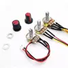 Potenciômetro Knobe WH148 Simples/Duplo Controle de Velocidade/Tensão/Tom com Fios de Terminal 1M 2M