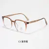 Estilo Retro, Diseño Nuevo, Gafas Planas Anti Luz Azul Tr Sin Receta, Ultraligeras, Armazones de Gafas Unisex de Moda al por Mayor