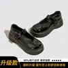 Zapatos Mary Jane de plataforma estilo francés, blancos, nueva colección primavera/otoño 2026, modernos y cómodos, tacones altos estilo cuento de hadas