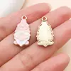 Día de San Valentín Corazón Forma Flor de Rosa Goteo Aceite Aleación Colgante DIY Pulsera Collar Llavero Pendiente Joyería Accesorios