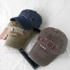 Gorra de béisbol con personalidad, forro suave y bordado de primavera y verano, gorra de mezclilla lavada simple para hombres y mujeres, gorra de moda para hombres y mujeres