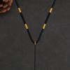 Cordão de pingente tecido à mão colar de pescoço grosso pingente de corda pingente de corda pingente de jade pingente de jade pingente de jade pingente de jade pingente de jade
