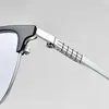 Moda de Negocios Marco Ultraligero para Cejas Hombres Marco de Gafas para Miopía Danyang Artículo Popular de Celebridad de Internet Soporta Venta al Por Mayor